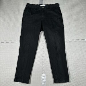 Peter Manning Lightweight Stretch Chino Slim Fit Pants Black Men 31x26 Huckberry